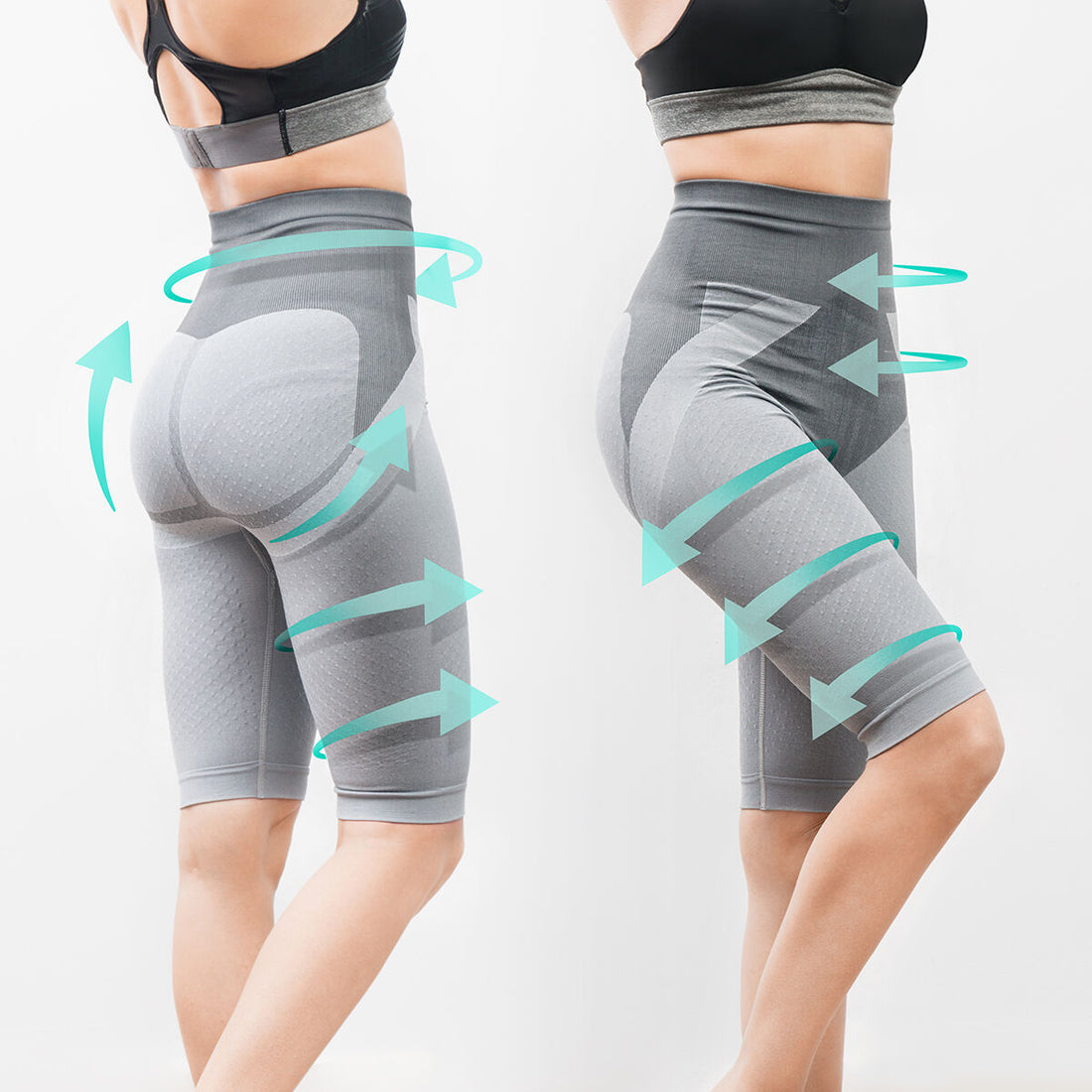 Faja Adelgazante con Turmalina ActiveSlim Poliamida Belleza Regalos Mujer Gris