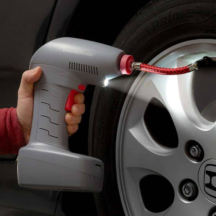 Compresor de Aire Portátil con LED Airpro+ ABS Viajar Gris
