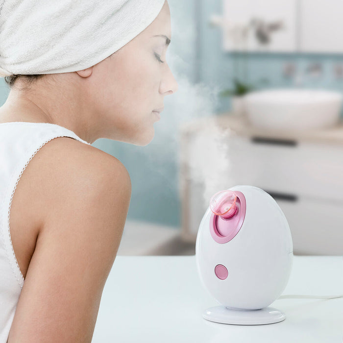 Sauna Facial Eléctrica Moispa ABS LED Belleza Blanco 90 ml