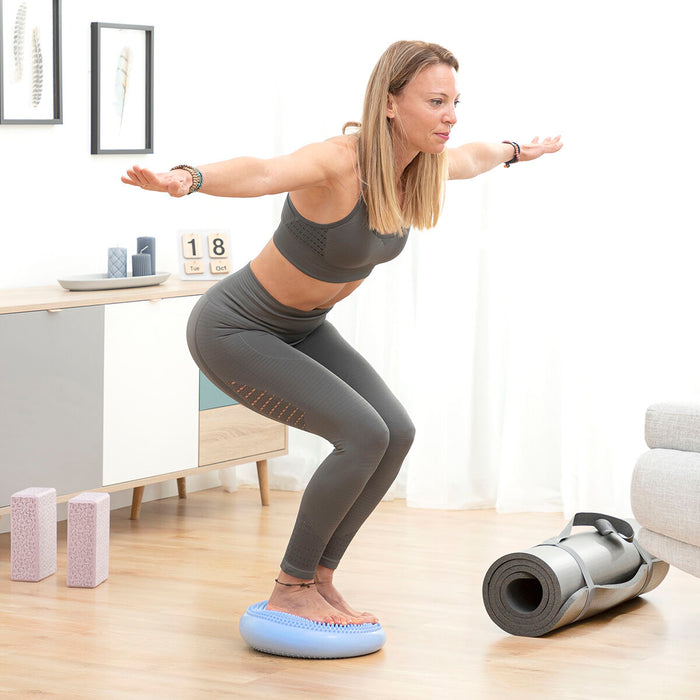 Cojín de Equilibrio con Inflador Cushport PVC Azul
