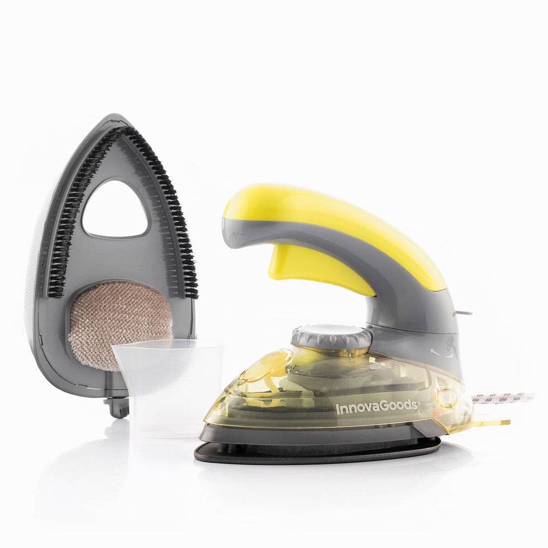 Mini Plancha de Vapor Vertical y Horizontal 2 en 1 Velyron 800 W PBT Viajar Gris 80 ml