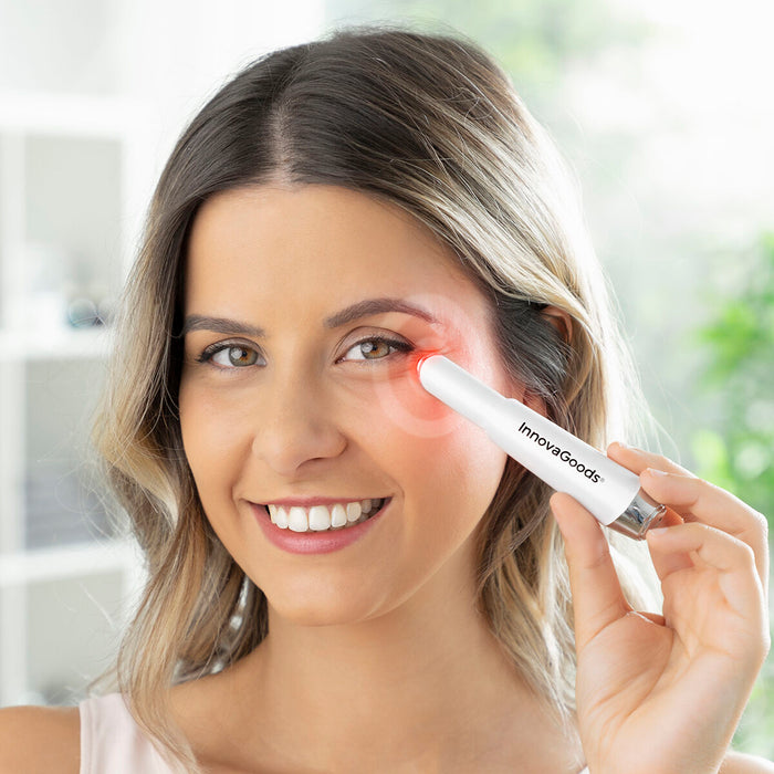 Masajeador de Ojos Antiedad con Fototerapia, Termoterapia y Vibración Therey ABS LED USB Recargable Belleza