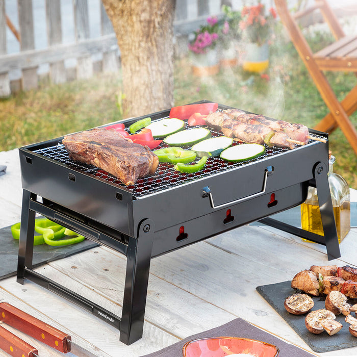 Barbacoa Plegable Portátil para Carbón BearBQ Hierro Aire Libre / Camping Barbacoa / Grill