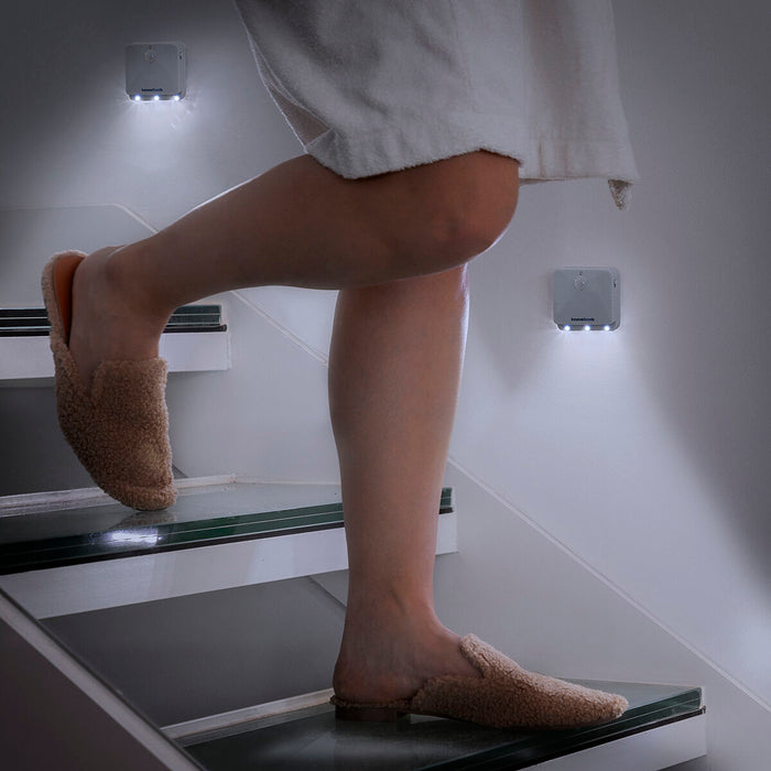 Luz LED con Sensor de Movimiento Lumtoo 2 Unidades ABS Gris