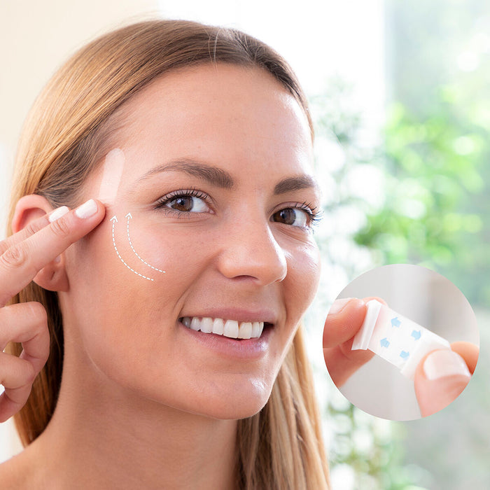 Parches de Lifting Facial Adhesivos Invisibles Liftrik 40 unidades Poliuretano Belleza