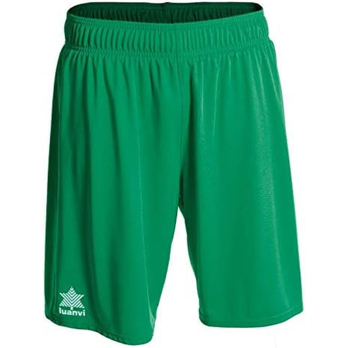 Pantalones Cortos Deportivos para Hombre Luanvi BERMUDA POL Verde XXL