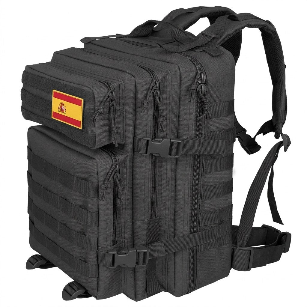 Mochila Táctica Militar 50L Apertura 180º y Respaldo Ventilado