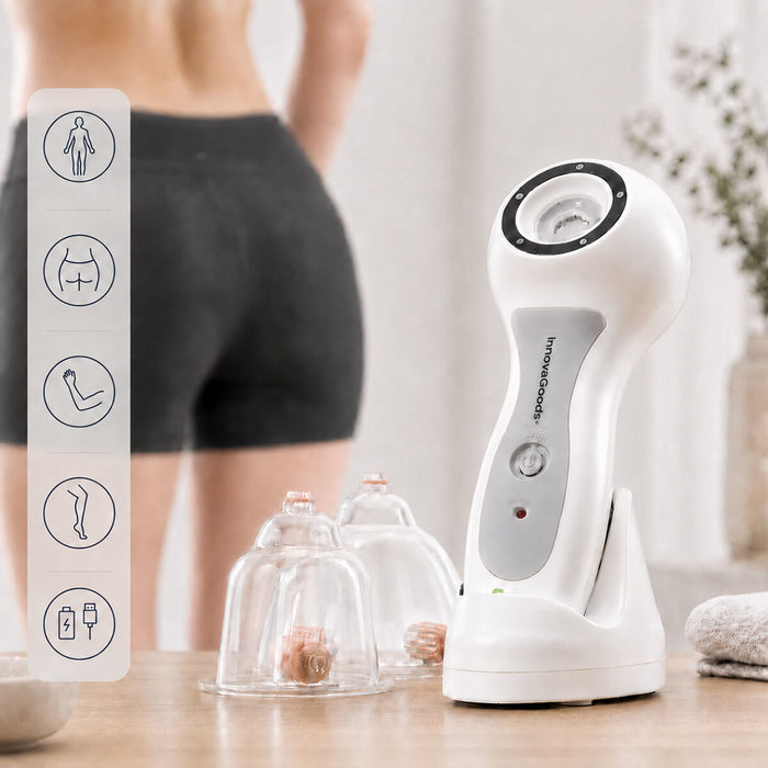 Aparato Anticelulítico de Vacumterapia Pro ABS USB Recargable Blanco