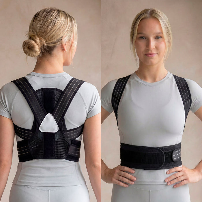 Corrector de Postura Adaptable Pro Ticalbak Espuma (60%) Estilo Zen Oficina Negro Talla única