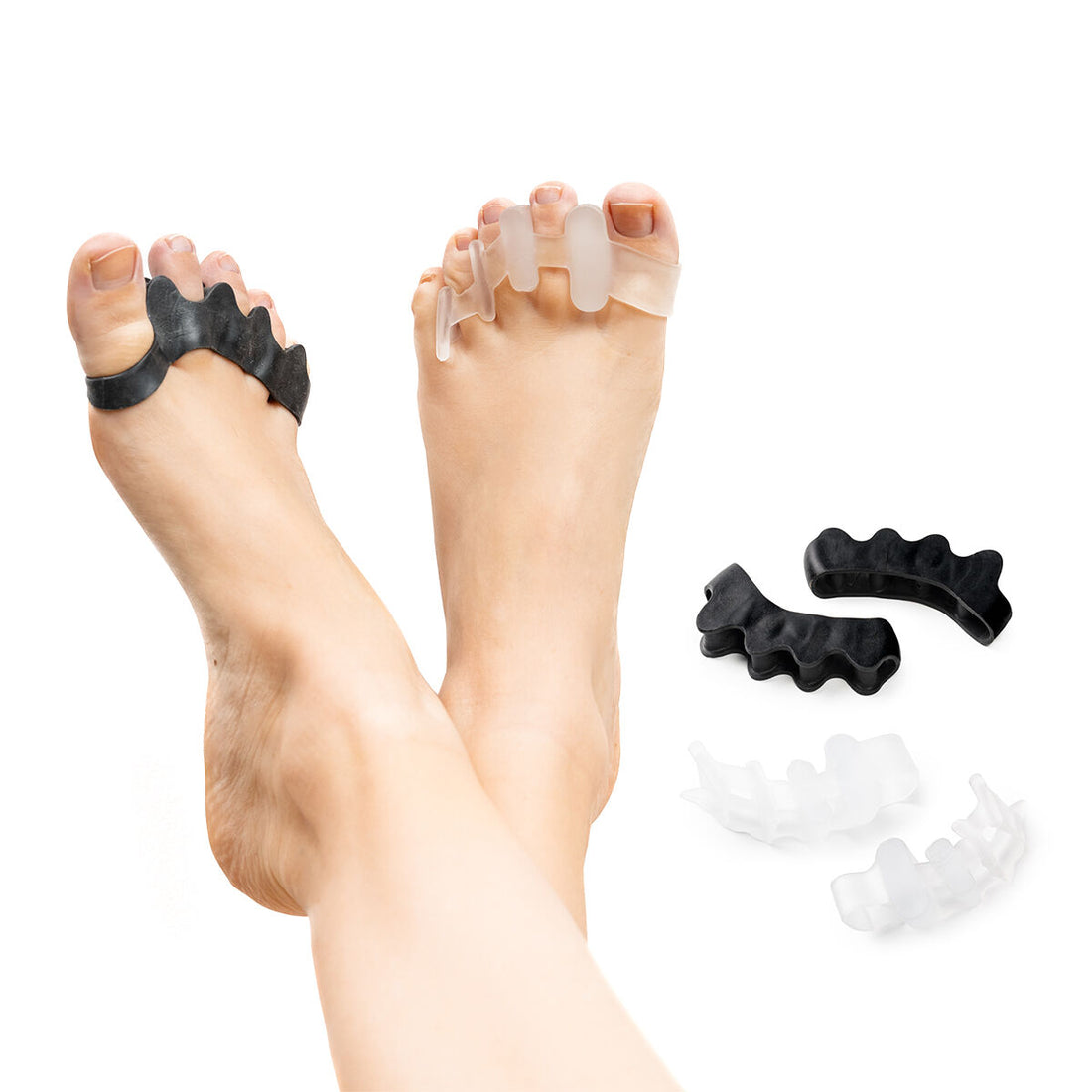 Separadores de Dedos para Relajación y Deporte Toelax 4 Unidades Gel de silicona Deporte en Casa Deportista / en Forma