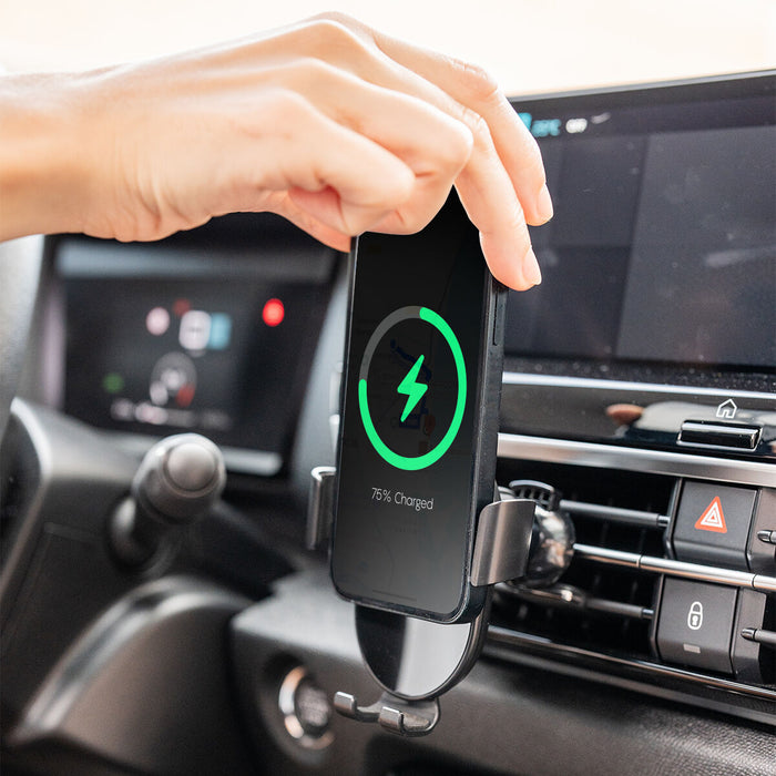 Soporte Cargador Rápido Inalámbrico para Coche Chakar PVC USB Teléfonos y Tablets Viajar