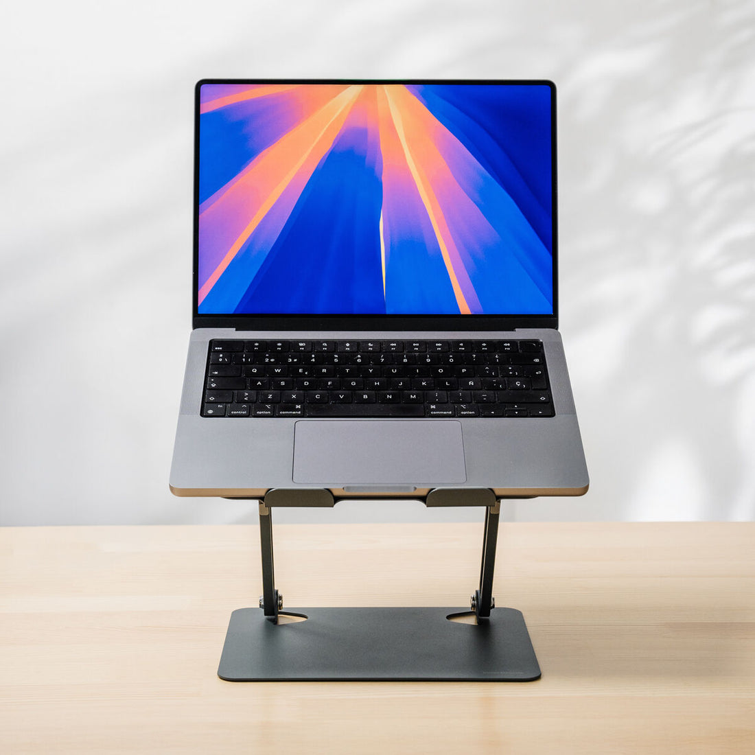 Soporte para Portátil Plegable y Regulable Lastan Acero de carbono Oficina Teléfonos y Tablets