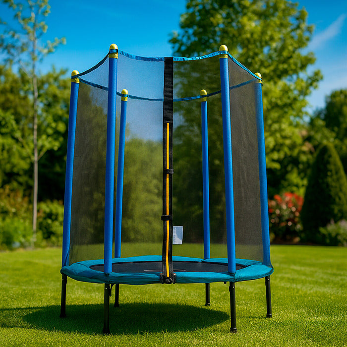 Cama Elástica Infantil con Red de Seguridad Zuply Acero Aire Libre / Camping Regalos Niños