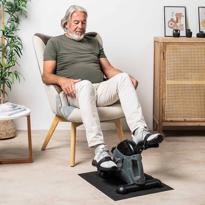 Pedaleador Estático para Piernas y Brazos con Esterilla Velora 2100 Acero Deporte en Casa Deportista / en Forma