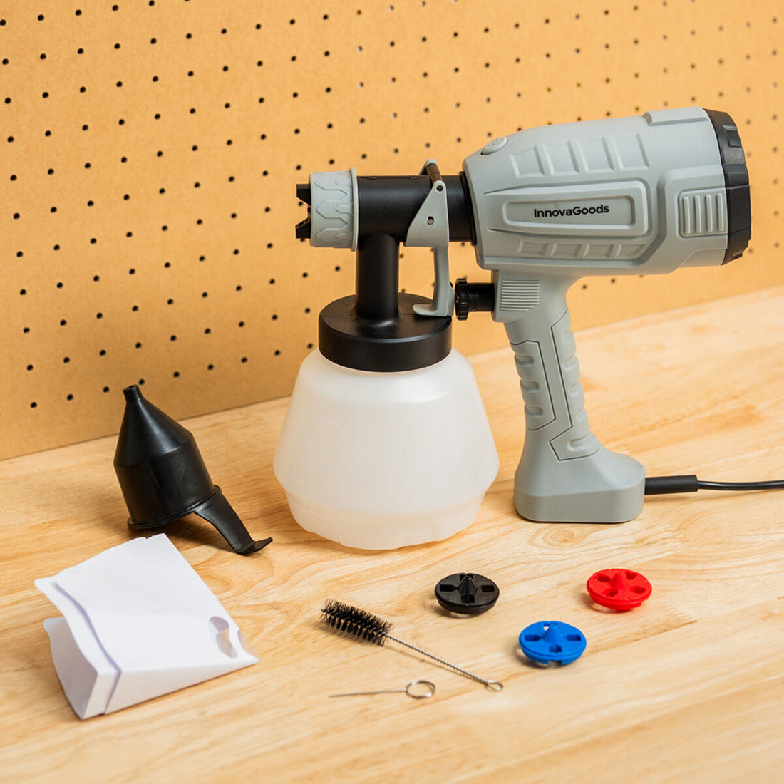 Pistola de Pintura Eléctrica Spraint 1 L 500 W Polipropileno Diy - Do It Yourself Gris